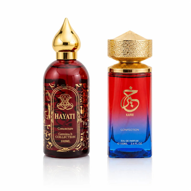 Set 2 Parfumuri Arăbești Damă – Hayati & Karri Confection (100 ml x 2)