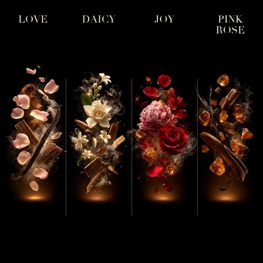 Set 4 Parfumuri Damă – Love, Daicy, Joy & Pink Rose (100 ml x 4)