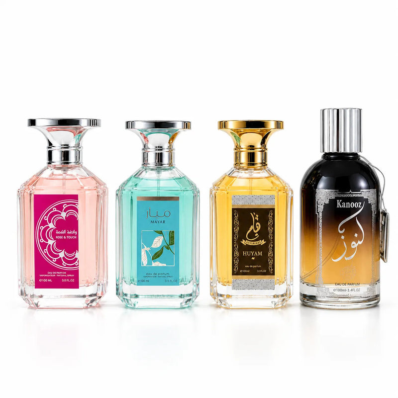 Set 4 Parfumuri Damă - One Only, Mayar, Huyam & Kanooz (100 ml x 4)