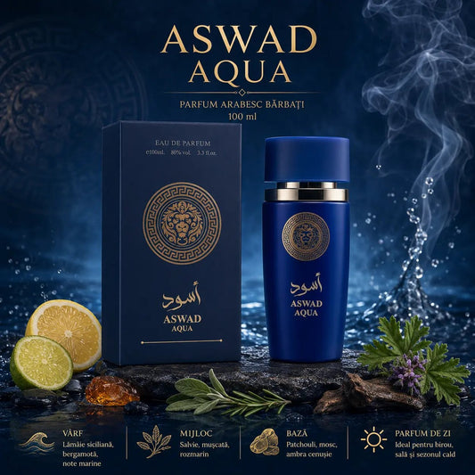 Parfum Arabesc Bărbați Aswad Aqua (100 ml) - imagine 1