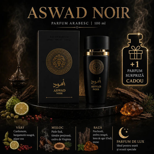 Parfum Arabesc Bărbați Aswad Noir (100 ml) - imagine 1