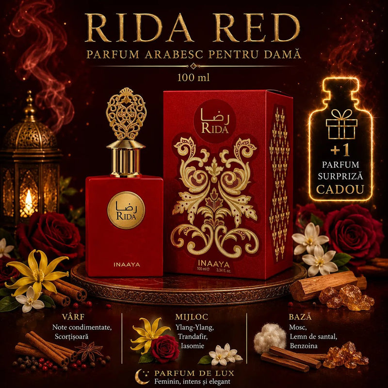 RIDA RED Parfum Arabesc pentru Dama | 100 ml